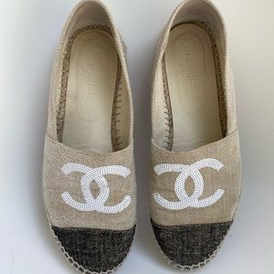 Chanel Round-Toe Espadrilles